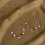 Conjunto Corações e Pérolas