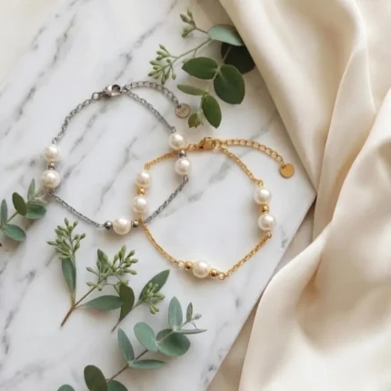 Pulseira 5 Pérolas