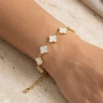 Pulseira Trevo Dourada