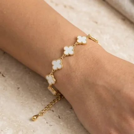 Pulseira Trevo Dourada