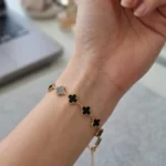 Pulseira Trevo Dourada
