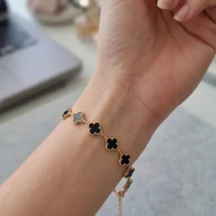 Pulseira Trevo Dourada